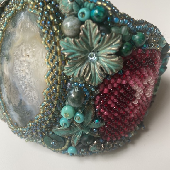 One of a kind bracelet with real stone - Picture 6 of 8